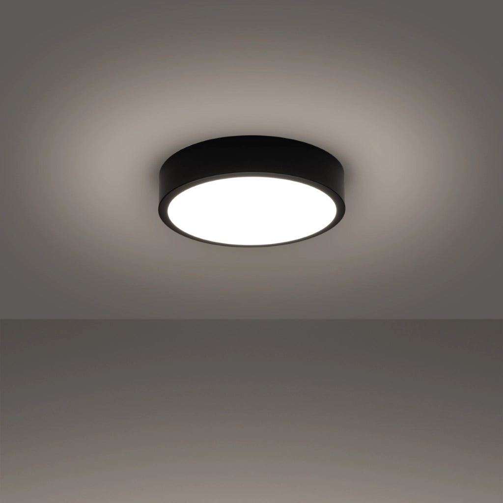Lampada a soffitto ONYX 30 nero LED 3000K