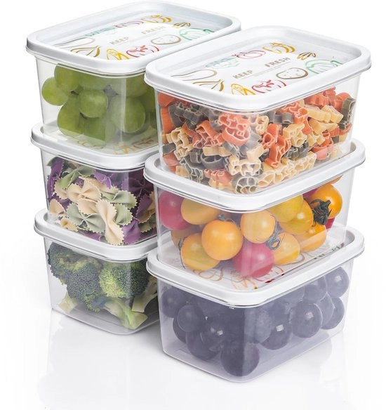 Contenitori per alimenti - BPA libero - set di 6 - 700 ml