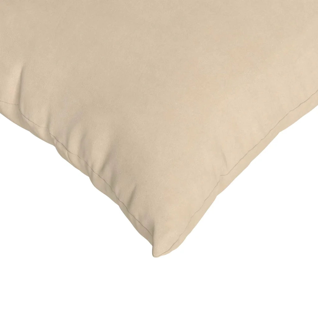 Cuscini da Divano 2 pcs Crema 60 x 60 cm Tessuto 42014030