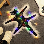 Tappeto per Gatto con Illuminazione e Antiscivolo per Camera da Letto e Ufficio