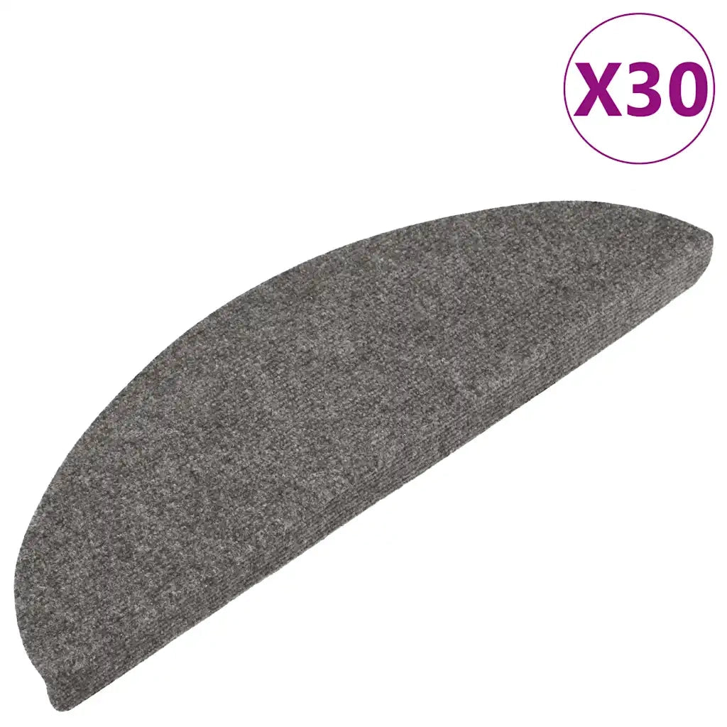 Tappetini Autoadesivi per Scale 30 pz Grigi 56x17x3 cm 3365910