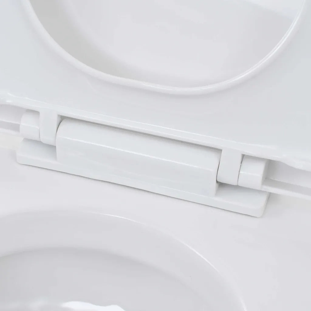WC Sospeso in Ceramica Bianca 143022