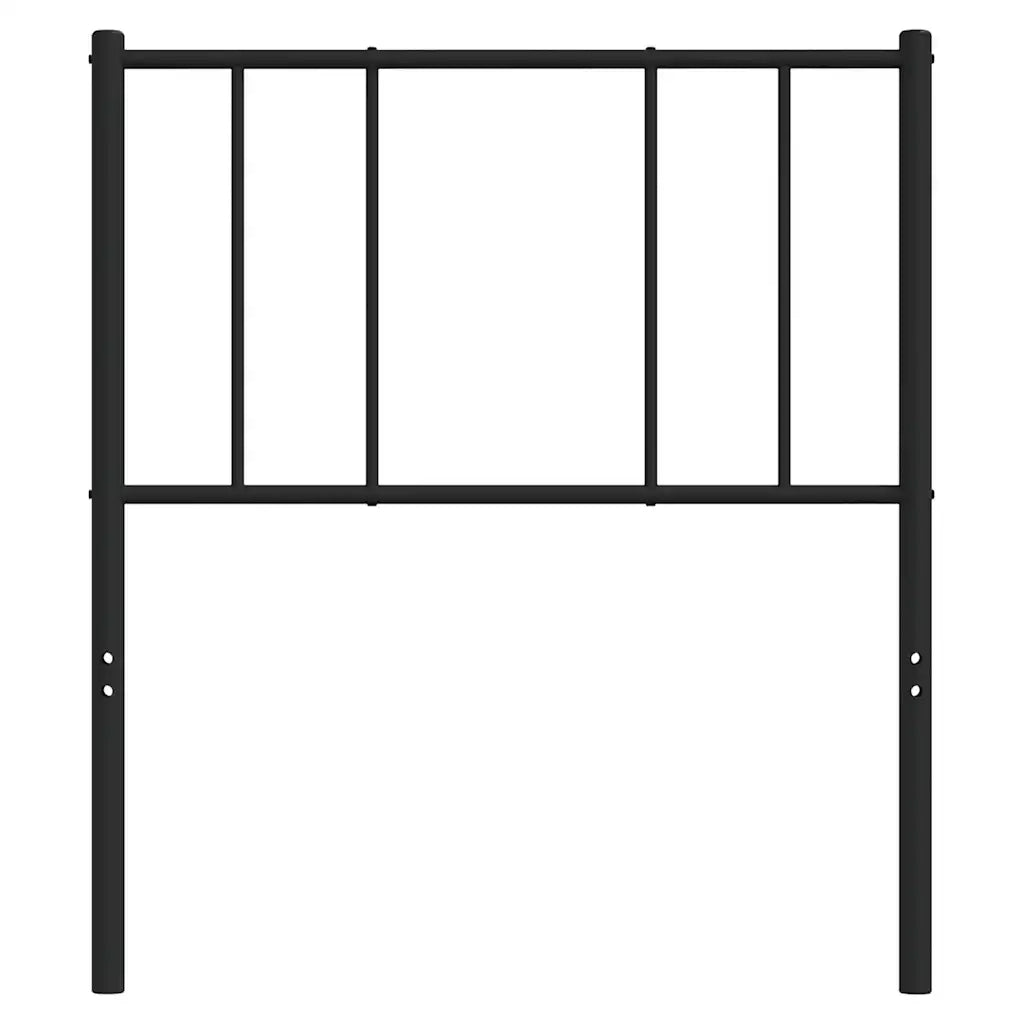 Testiera di Ricambio in Metallo Nero 90 cm 352508