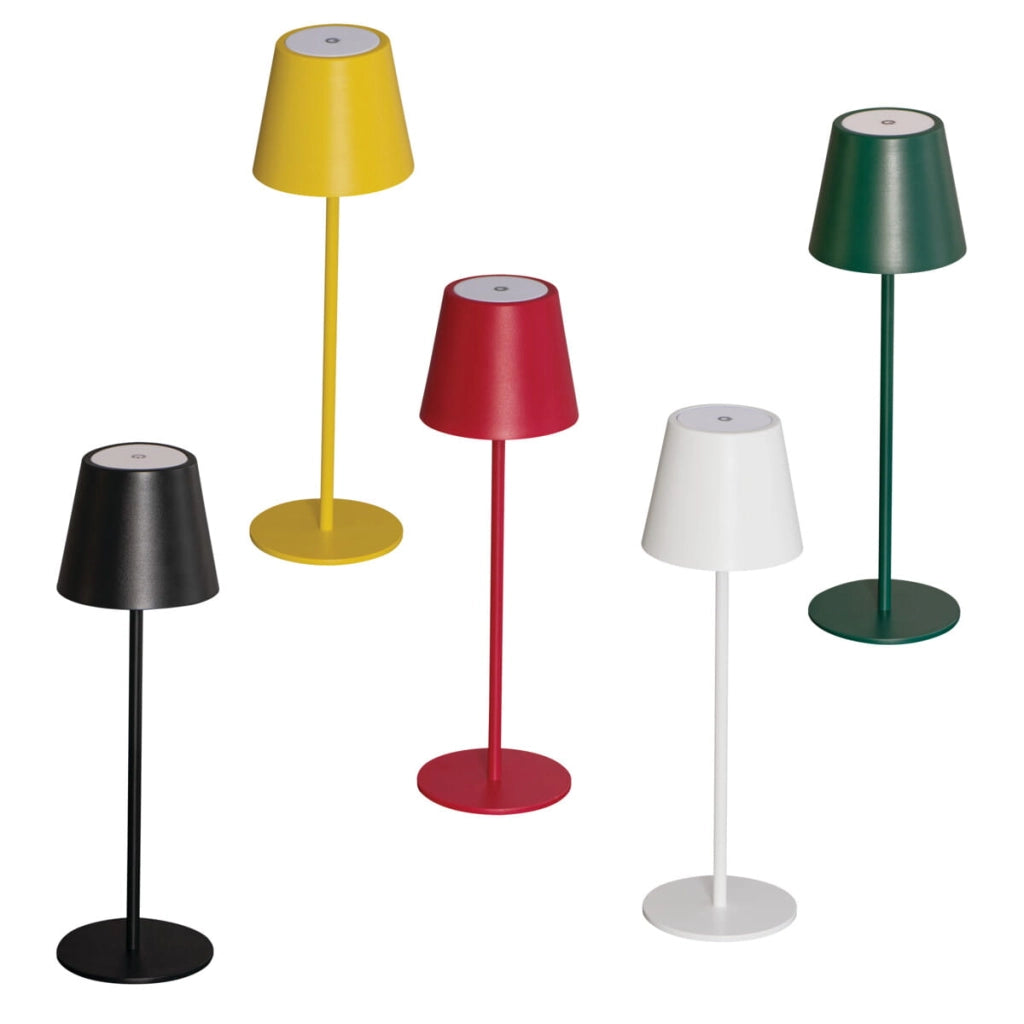 Lampada da tavolo LED cordless dimmerabile gialla Kanlux