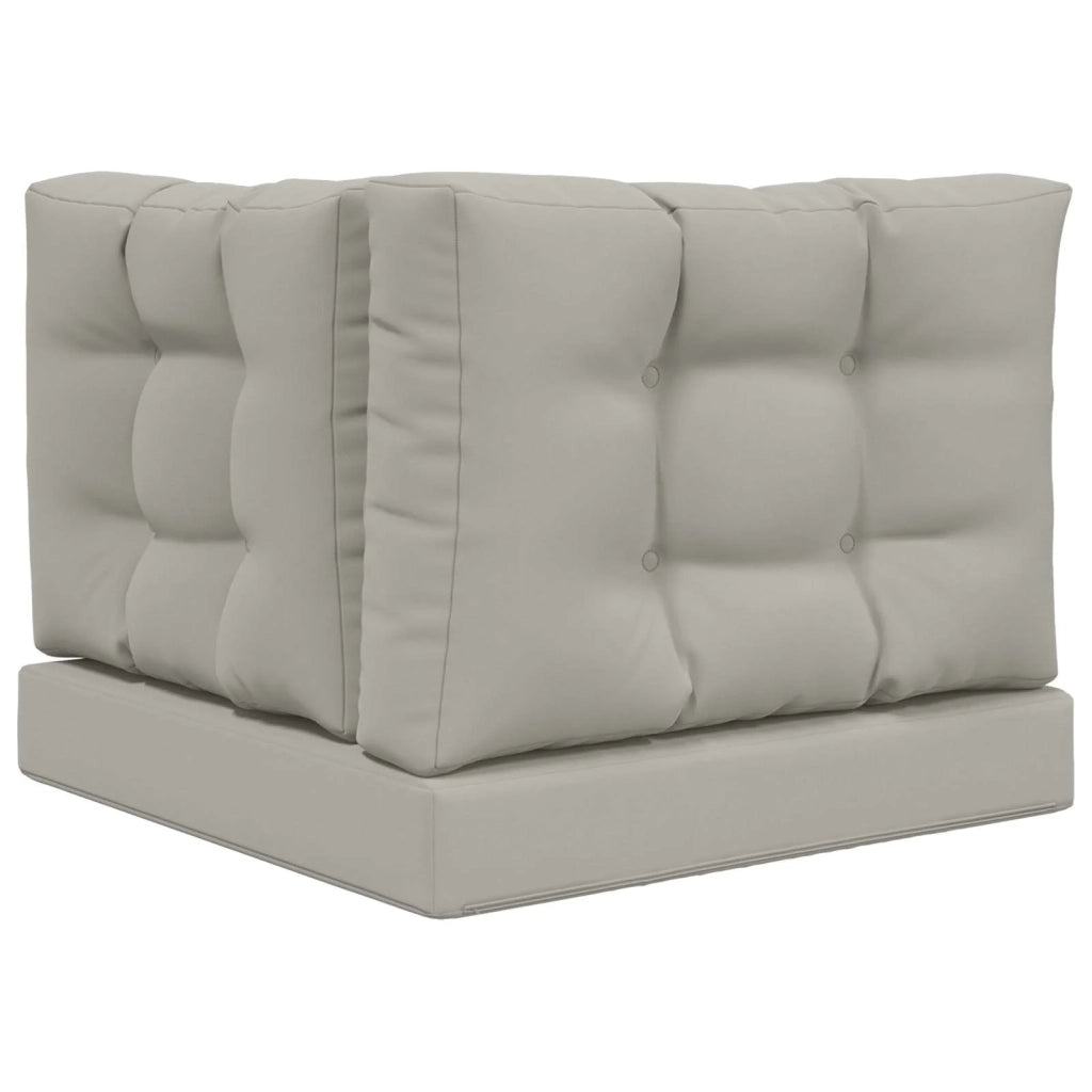 Cuscino per divano da esterno 3 pcs Grigio Poliestere 900762