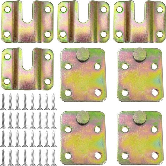 4 Set di Connettori e Viti per Decorazioni di Mobili