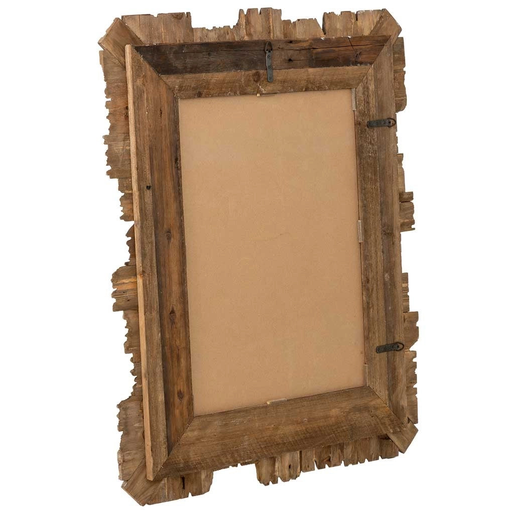 Specchio in legno 91x109x03,5h cm