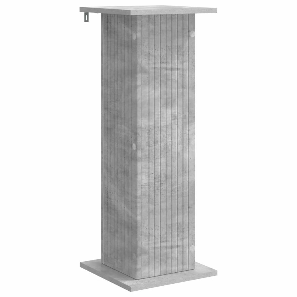 Supporto per piante Grigio Cemento 30,5 x 30 x 80,5 cm 899768