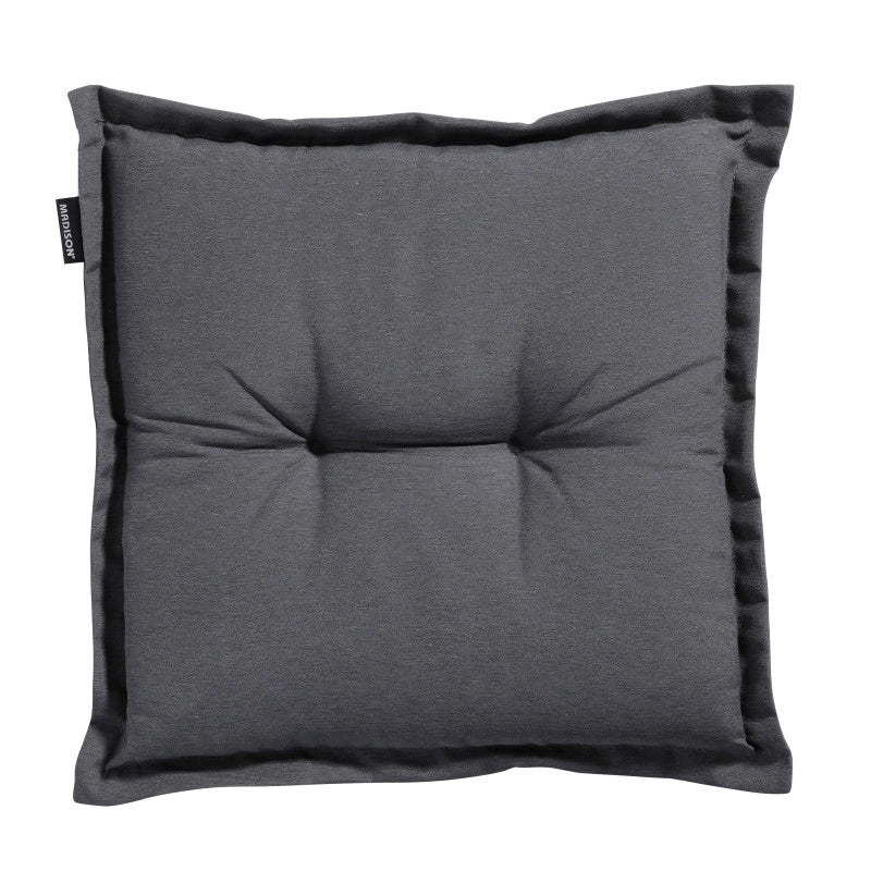 Coussin d'assise PANAMA 50 x 50 cm - MADISON SÃ©rie Classique - Gris