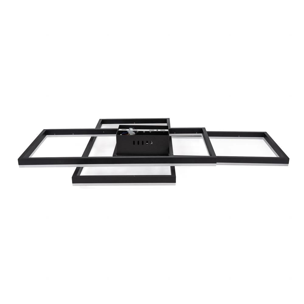 Plafoniera LED dimmerabile nera 3000K V-TAC VT-7926