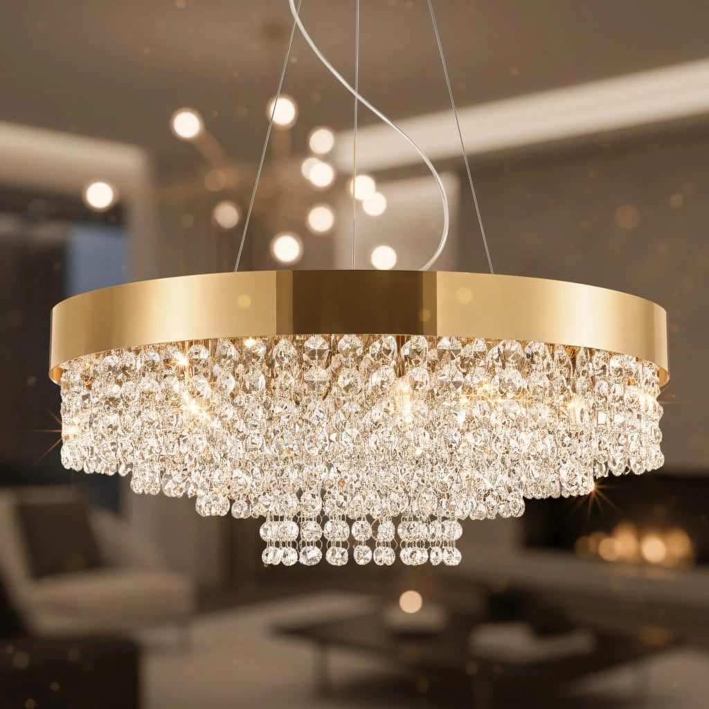 Lampada Da Soffitto APP1787-16CP 60 Cm Gold