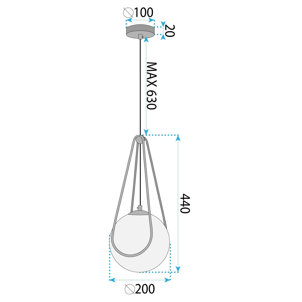 Lampada Da Soffitto APP1793-1CP 20cm Gold
