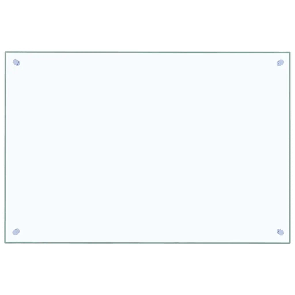 Schienale da cucina 2 pz Trasparente 90 x 60 cm CFW9626788