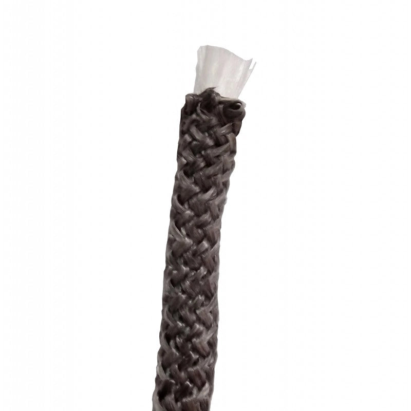 Treccia ARTICA nera  Diametro:  10 mm Imbottita 14801013