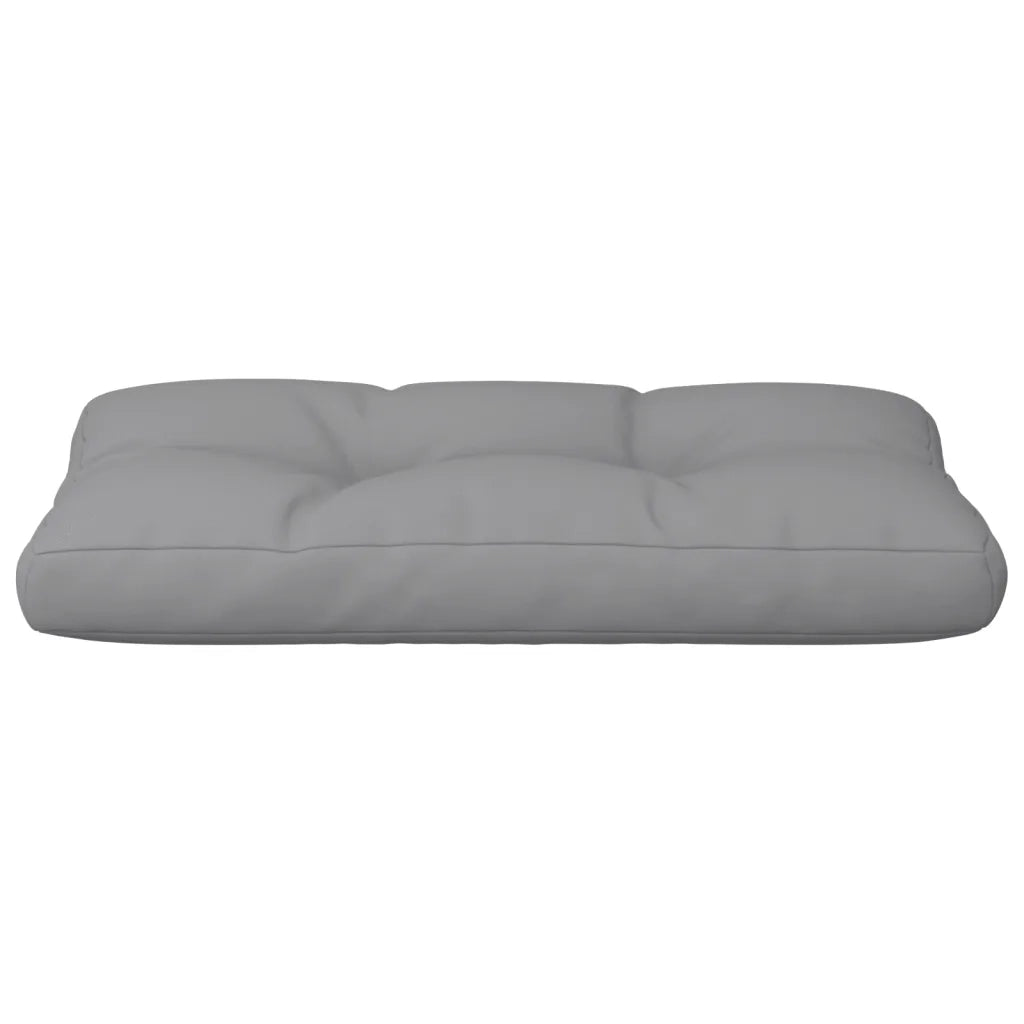 Cuscino per Pallet Grigio 80x40x12 cm in Tessuto 360602