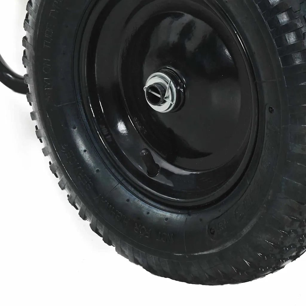Carriole Argento e Nero 137 x 60 x 65,5 cm Acciaio 42007972