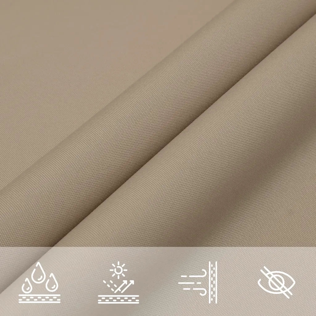 Parasole a vela | Telo Ombra | Vela da ombra Oxford Triangolare 5x5x6 m Grigio Talpa