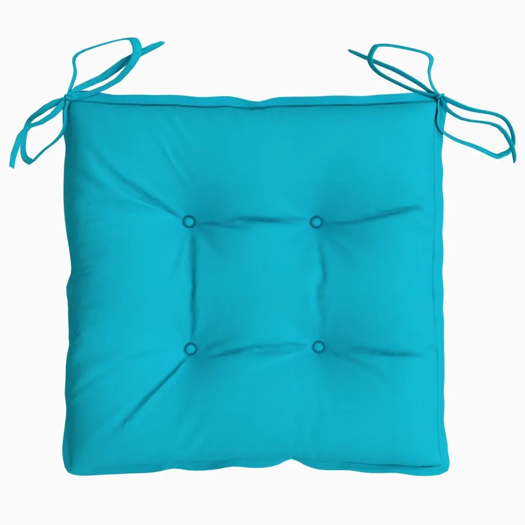 Cuscini per Sedia 6 pz | Cuscini per sedie Turchese 50x50x7 cm Tessuto Oxford