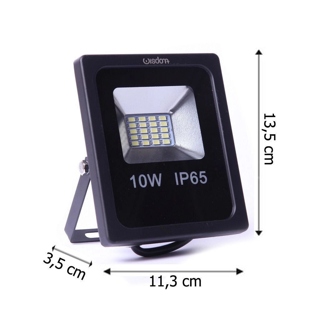 Trade Shop - Faro Professionale A Led 5730 Per Esterno Ip65 Wisdom 10w 2 Effettivi -