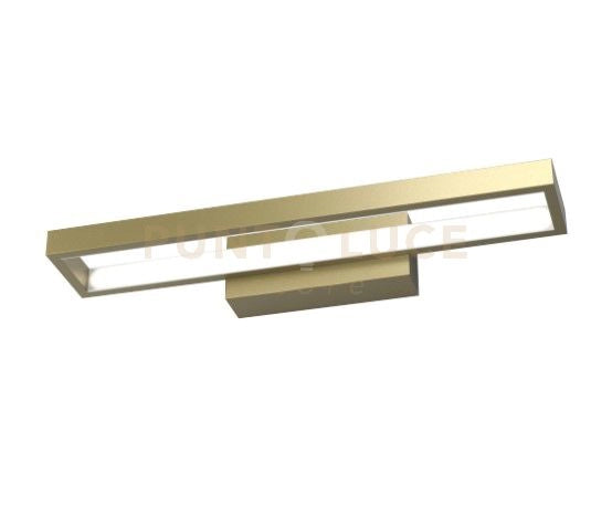 FOUR SQUARES APPLIQUE PICCOLO ORO BRUNITO VERNICIATO 1162-AP-OB