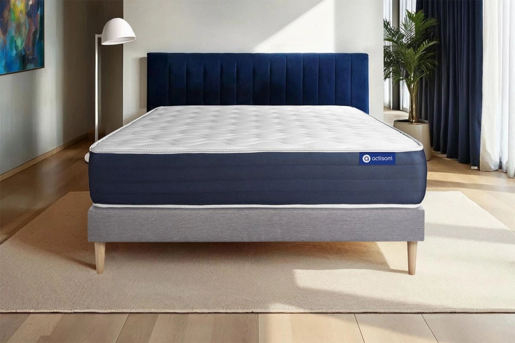 Kit rete e materasso Actilatex sleep 130x200cm - Spessore : 22cm - Lattice e memory foam - Bilanciato -