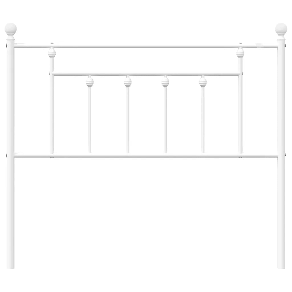 Testiera di Ricambio in Metallo Bianco 107 cm 353616