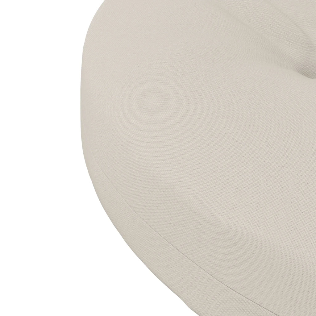 Cuscini per Sedia in 4 Pezzi 4 pz 100% Poliestere Bianco 945313