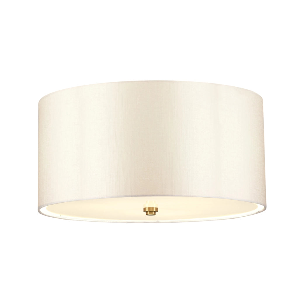 Plafoniera Fletcher Flush 45,7cm 3xE27 ottone anticato