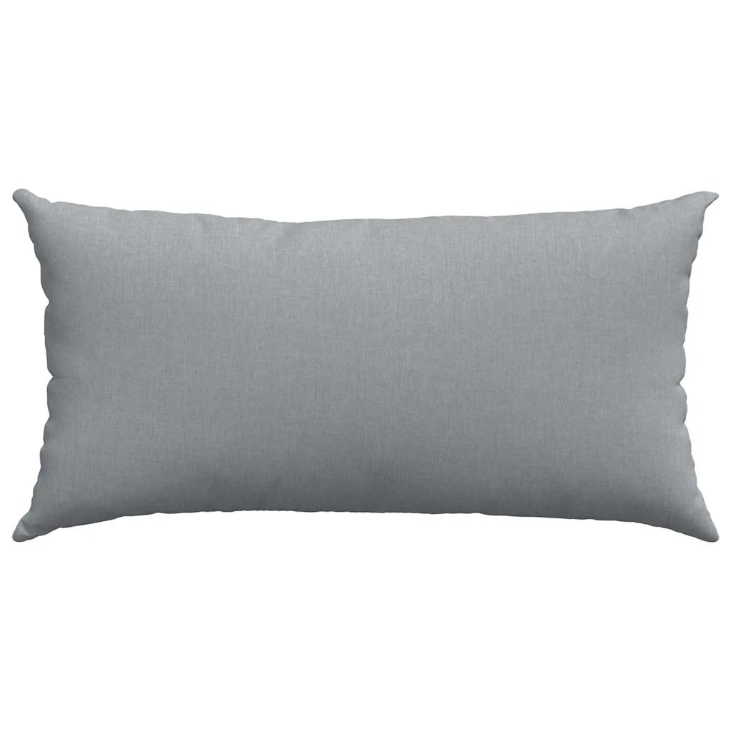 Cuscini da Divano 2 pcs Grigio chiaro 80 x 40 cm Tessuto 42013696