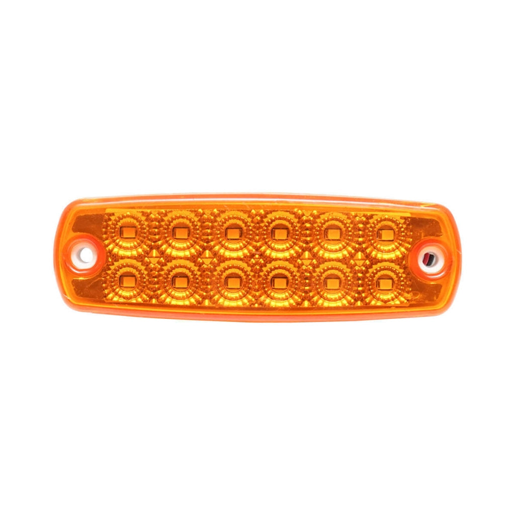 Lampada laterale LED gialla, 12V-24V, Breckner Germany.