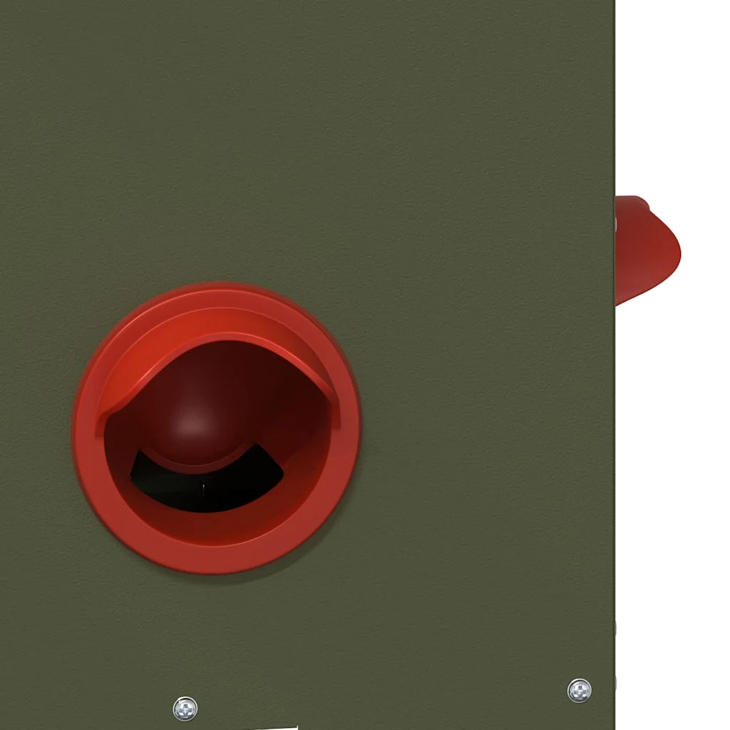 Feeder per pollo 2 pcs Verde oliva 40,5 x 25 x 38 cm 879985