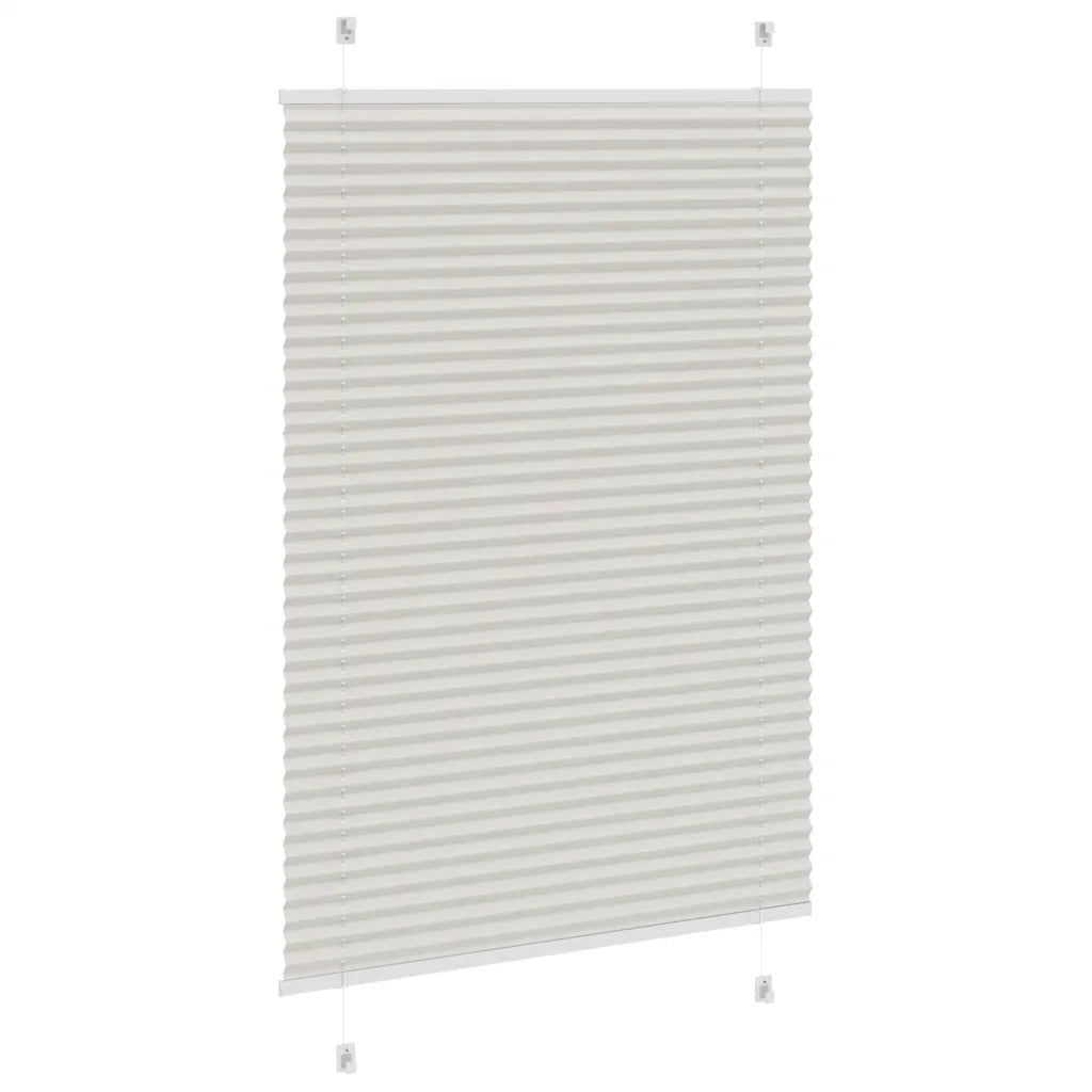 Tenda Plissettata Grigio Chiaro 85x150 cm Larghezza Tessuto 4015344