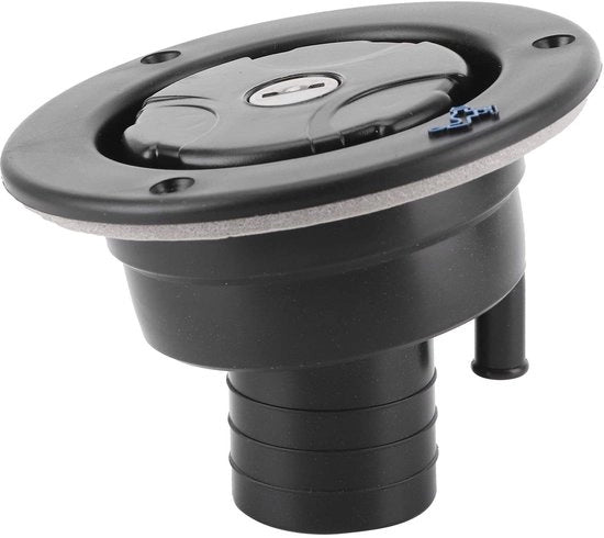 Acqua Vuldop Chiuso a Chiave - Impronta di Acqua - Apertura Rapida del Filtro - Per Caravan/RV - Materiale di Alta Qualità - Incluso 2 Chiavi - Filtro dell'Acqua