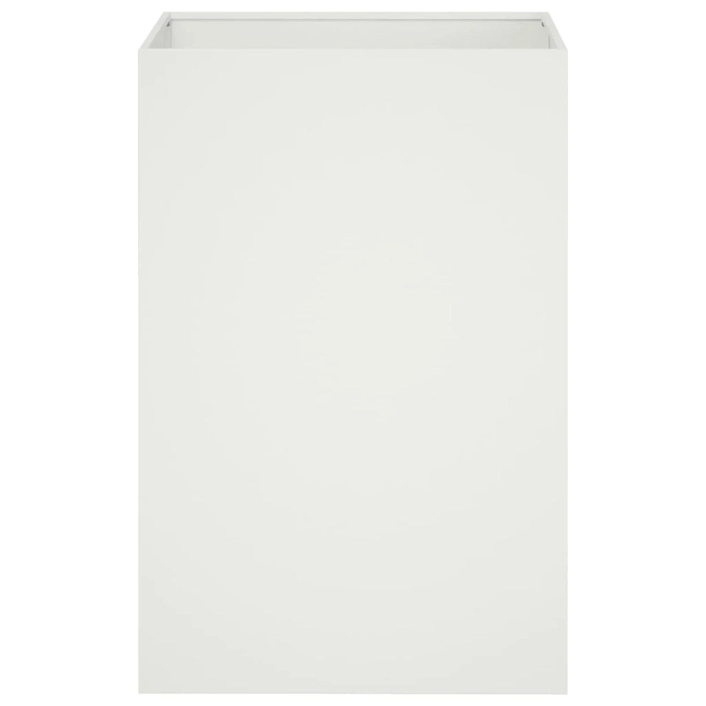 Vaso da giardino Bianco 40 x 40 x 75 cm 8005374