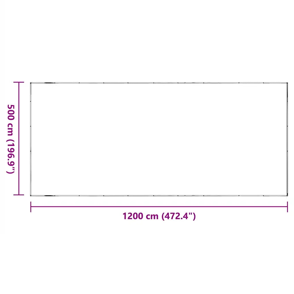 Telone Trasparente con Occhielli 5x12 m in PVC