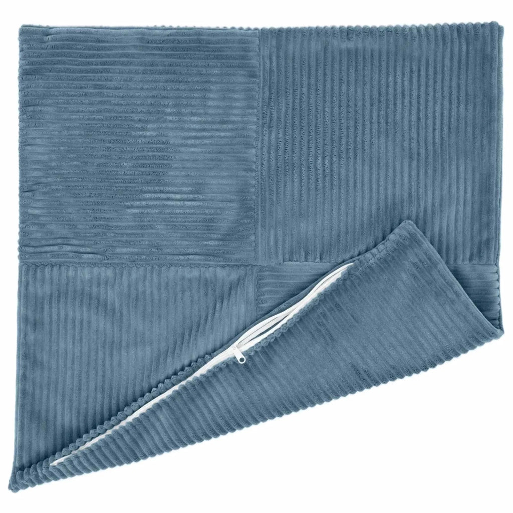 Federa 6 pcs ALMELO Blu 40 x 40 cm corduroy 914189