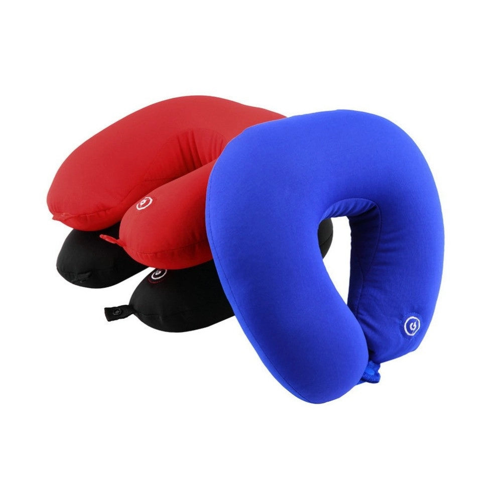 Trade Shop - Cuscino Vibrante Massaggiante Cervicale Massaggio Viaggio Antistress Relax -