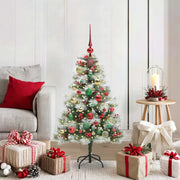 Albero di Natale artificiale Verde e bianco 120 cm 3395169