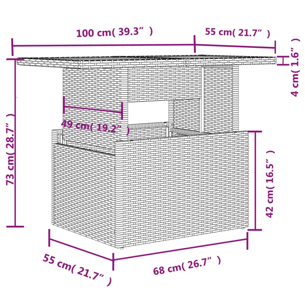 Set Divano da Giardino 6pz con Cuscini Grigio Chiaro Polyrattan 3266582