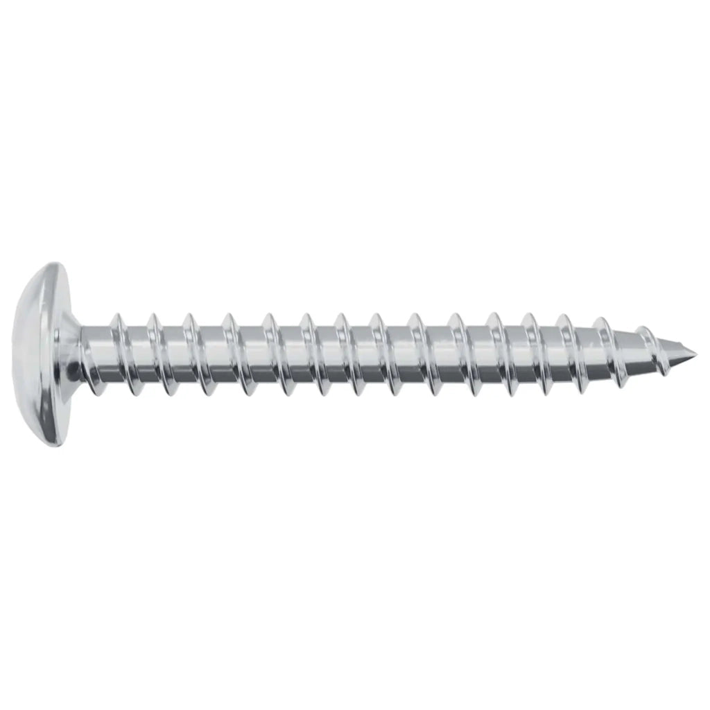 Viti in Legno 8451 pcs Argento Acciaio 864531