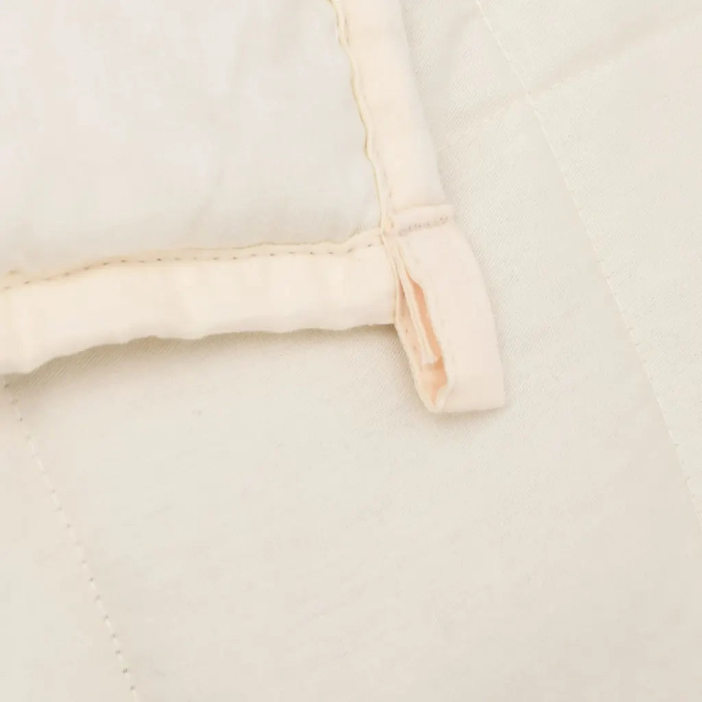 Coperta Ponderata Crema Chiaro 135x200 cm 6 kg Tessuto