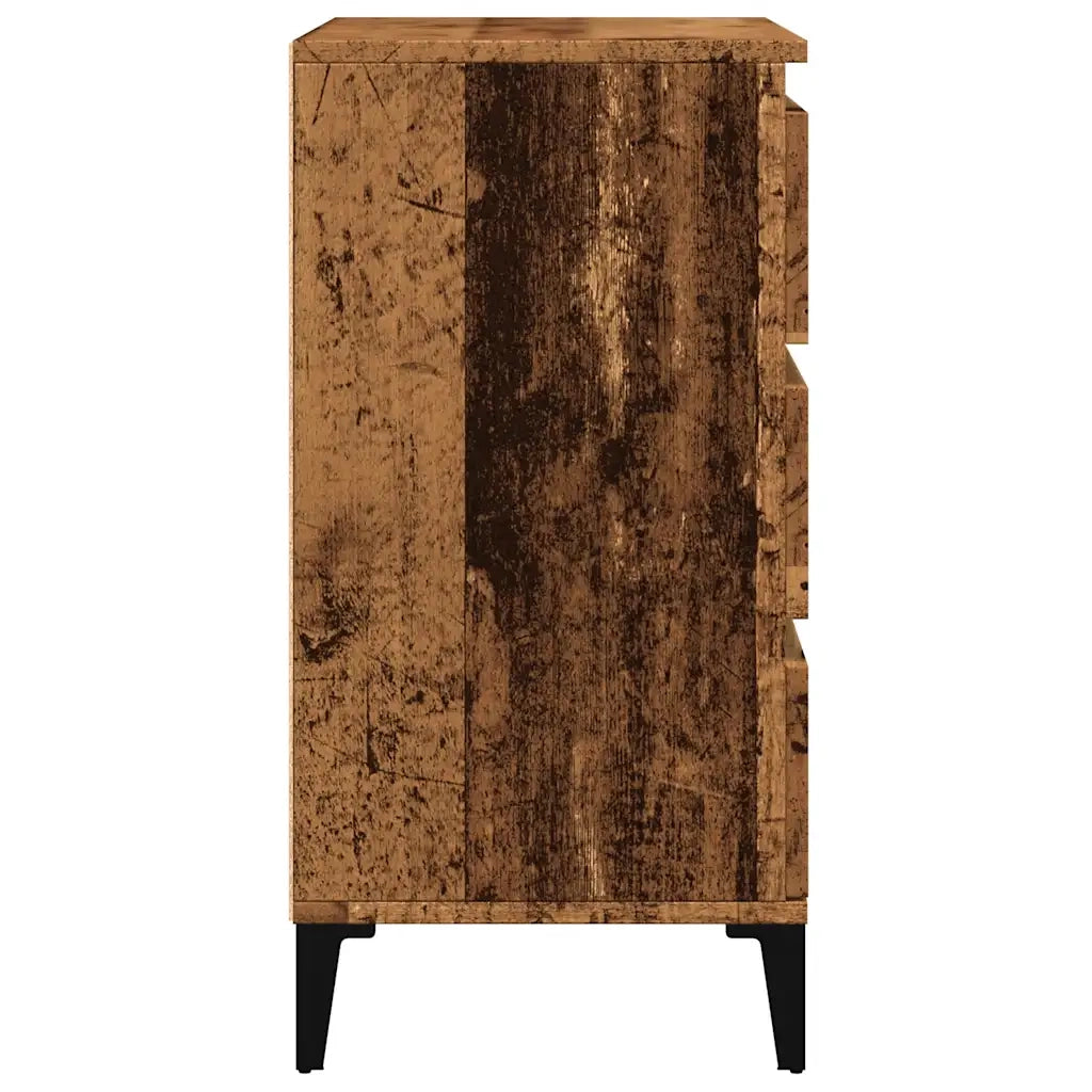 Credenza Legno Vecchio 60x35x70 cm in Legno Multistrato 856482