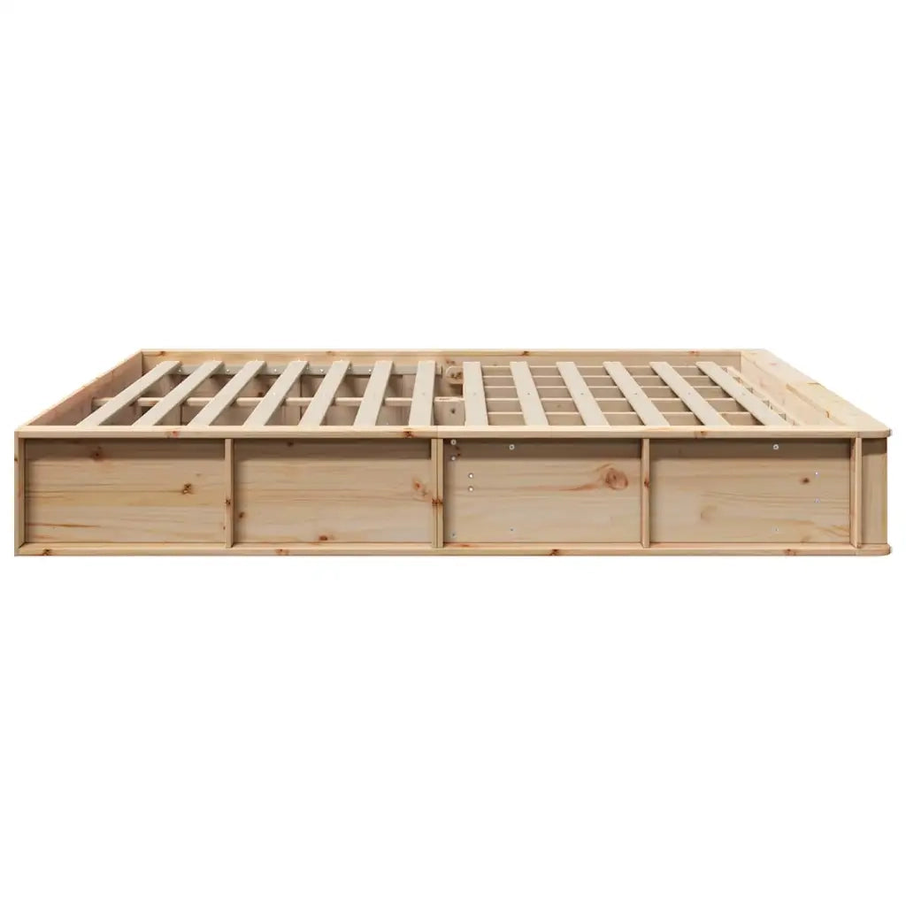 Struttura del letto Marrone 180 x 200 cm Pino massello 3385706