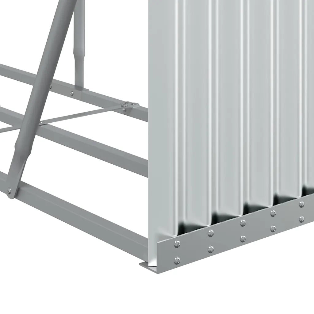 Portaceppi Argento 234x45x100 cm in Acciaio Zincato CFW7170581