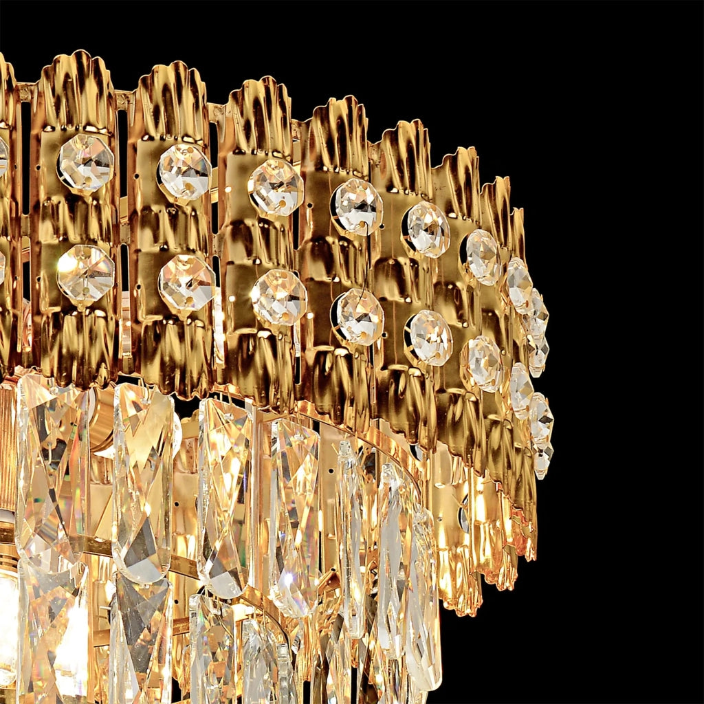 Lampada Cristal G058-cp 60cm Gold
