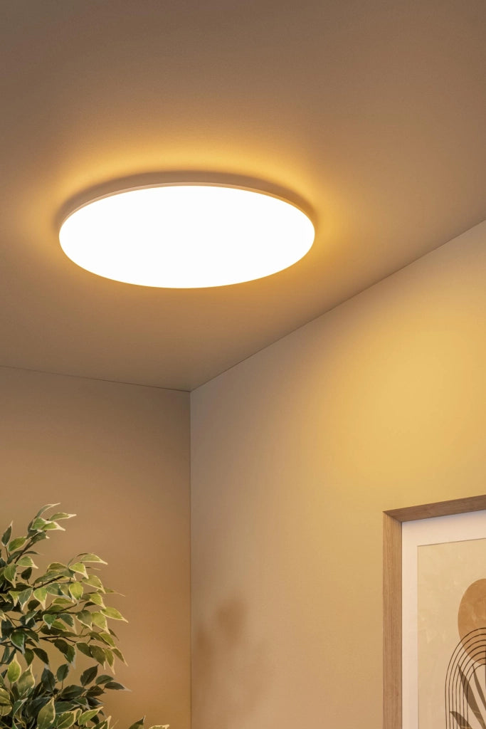 Plafoniera LED OLSON Lucide bianca CCT 45W 45 cm