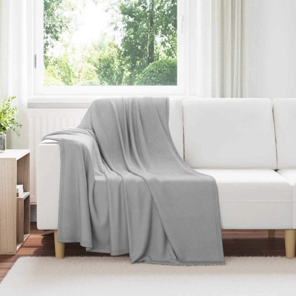Coperte da Pile 24 pcs Grigio 170 x 130 cm Panno 42017097