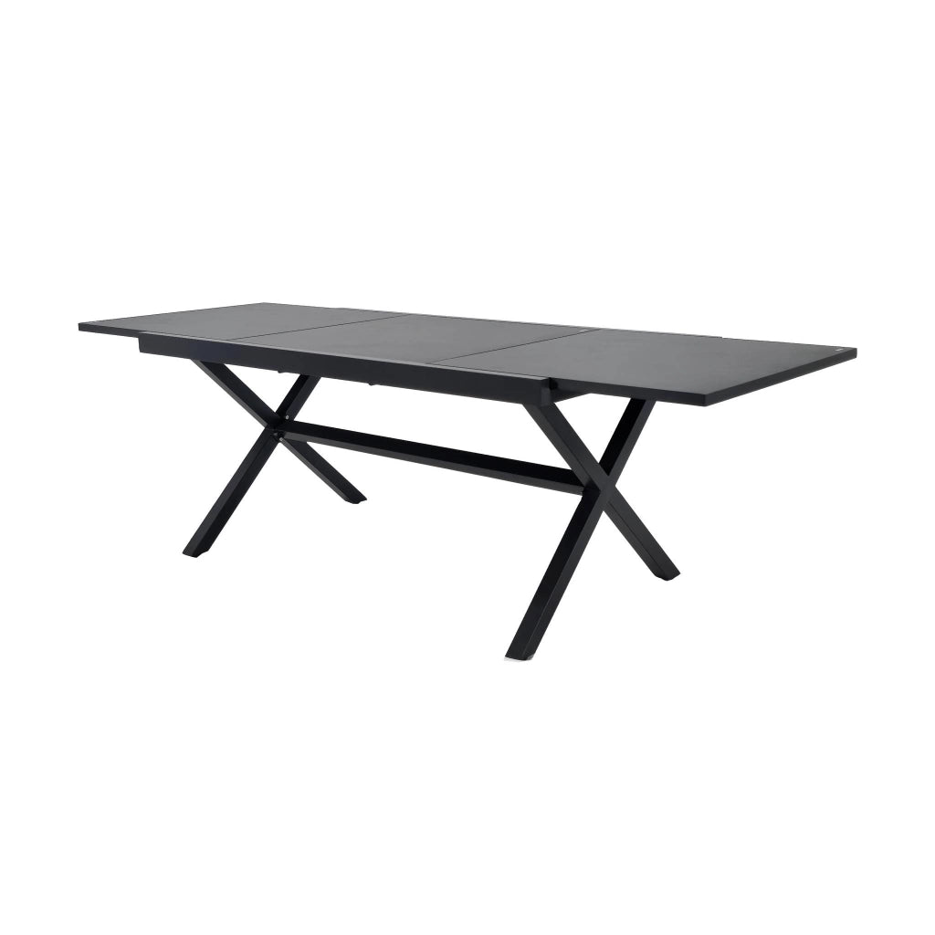 Tavolo da giardino allungabile in alluminio, 240cm, antracite