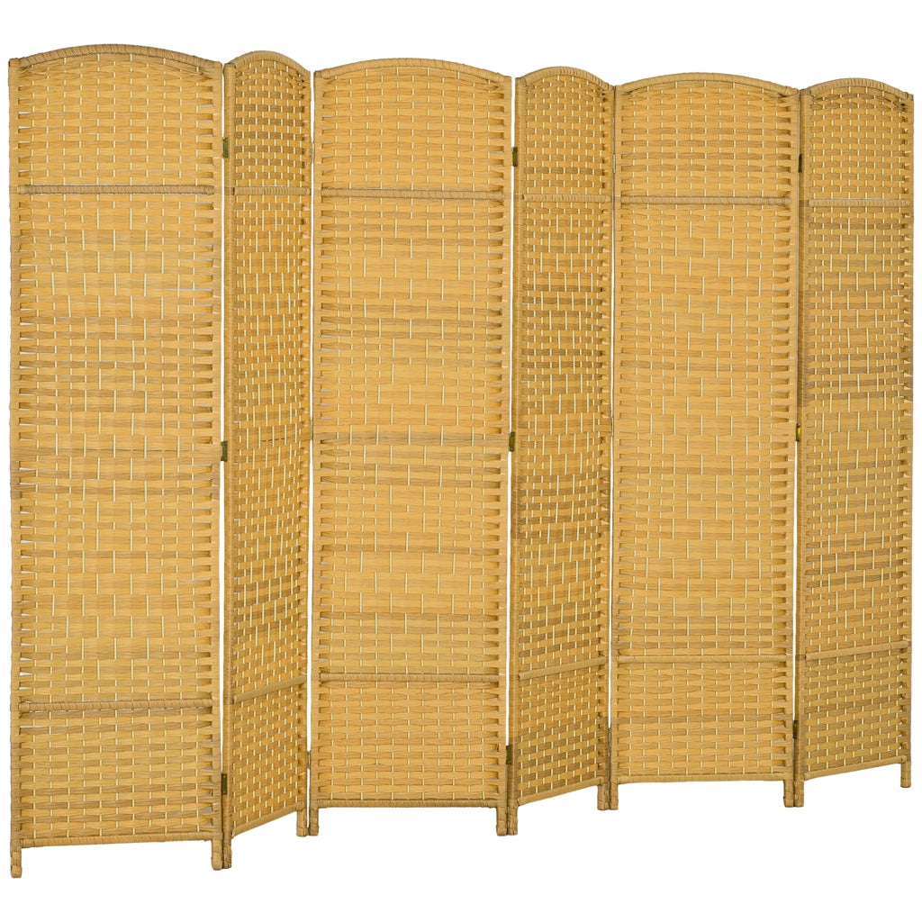 Tavolo pieghevole ¨C Minimal ¨C legno naturale, 6 pannelli, intreccio