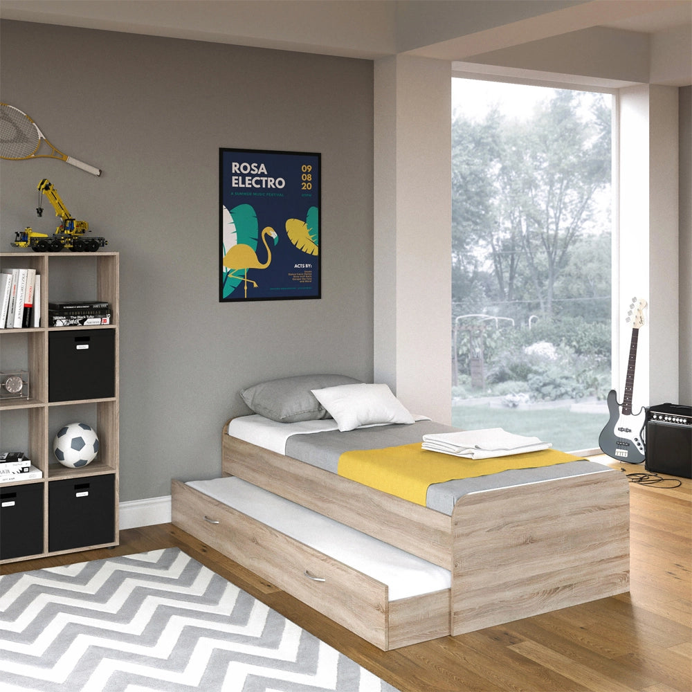 Vitalispa Letto per bambini Sonoma 90x200 cm con materasso